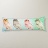 Lichaamsloods 4 verschillende uilen lichaamskussen (Achterkant)