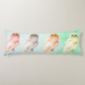 Lichaamsloods 4 verschillende uilen lichaamskussen (Voorkant)