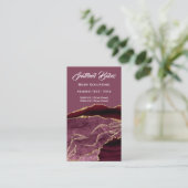 Lichaamsmassage Logo-slachting Gold SPA QRCODE-Roo Visitekaartje (Staand voorkant)