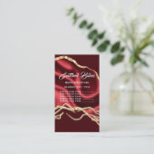 Lichaamsmassage Sculpting Logo Gold SPA Red Visitekaartje (Staand voorkant)