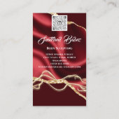 Lichaamsmassage Sculpting Logo Gold SPA Red Visitekaartje (Achterkant)