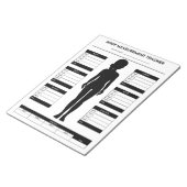 Lichaamsmetingen Gewichtsverlies fitness Tracker G Notitieblok (Schuin)