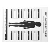 Lichaamsmetingen Gewichtsverlies fitness Tracker G Notitieblok (Voorkant)