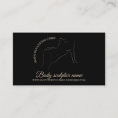 Lichaamsmodellering contouring spa bruining vrouwe visitekaartje (Voorkant)