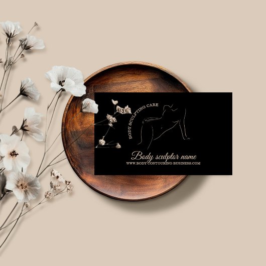 Lichaamsmodellering contouring spa bruining vrouwe visitekaartje