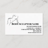 Lichaamsmodellering contouring spa eenvoudig visitekaartje (Achterkant)