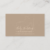 Lichaamsmodellering contouring spa tan brons visitekaartje (Voorkant)