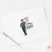 Lichaamsoefening Docent Training Kinderen Sticker (Envelop)