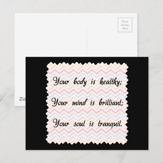 Lichaamsontsteking Briefkaart (Voorkant / Achterkant)