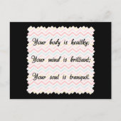 Lichaamsontsteking Briefkaart (Voorkant)