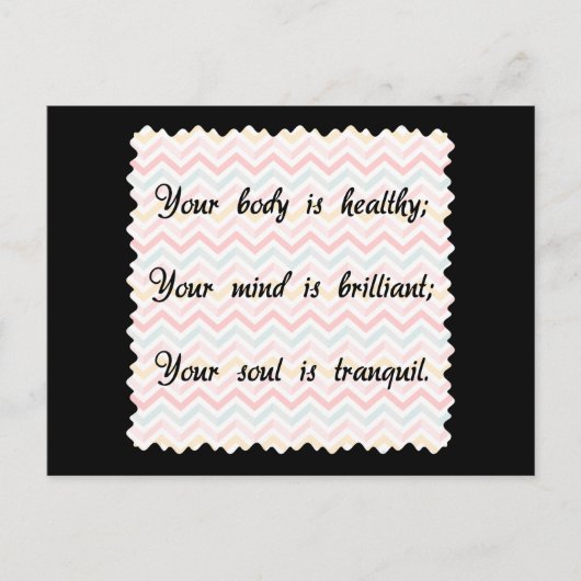 Lichaamsontsteking Briefkaart (Voorkant)