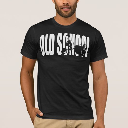 "Lichaamsopbouw" Motivatie - Oude School Sterkte T-shirt (Voorkant)