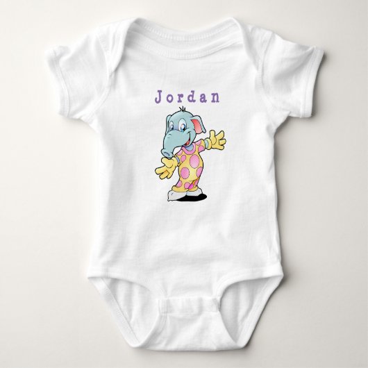 lichaamspak grappig, dieren 01. baby lichaamspak romper (Voorkant)