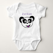 lichaamspak grappig, panda ...baby bodysuit (Voorkant)