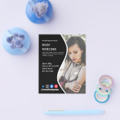 LichaamspIERCTIE STUDIO poster flyer (Enkel)