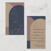 Lichaamspleetpees Toespray Tan Salon-voet Visitekaartje (Voorkant / Achterkant)