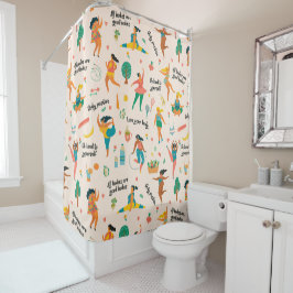 Lichaamsposietschoengordijn Douchegordijn