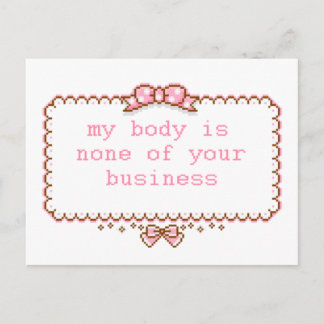 Lichaamspositief Briefkaart