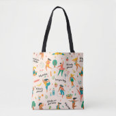 Lichaamspositiefunctie-Tas Tote Bag (Voorkant)