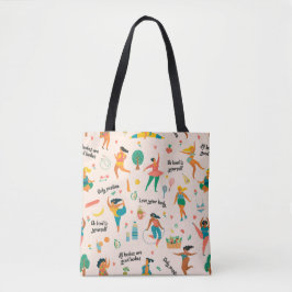 Lichaamspositiefunctie-Tas Tote Bag