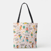 Lichaamspositiefunctie-Tas Tote Bag (Achterkant)