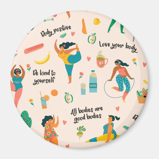 Lichaamspositiviteit Magnet (Voorkant)