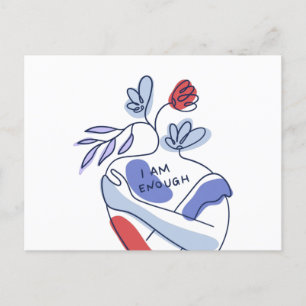 Lichaamspositiviteitsberichten Briefkaart