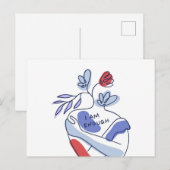 Lichaamspositiviteitsberichten Briefkaart (Voorkant / Achterkant)