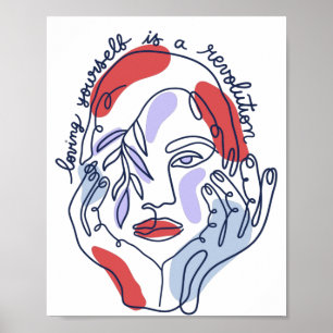 Lichaamspositiviteitsberichten Poster