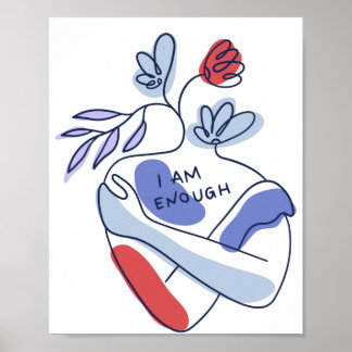 Lichaamspositiviteitsberichten Poster