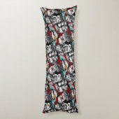 Lichaamsprietskulls Tattoo Lichaamskussen (Achterkant (Verticaal))