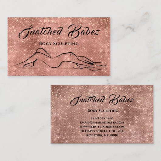 Lichaamsslachting Logo Roos Visitekaartje (Voorkant / Achterkant)