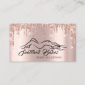 Lichaamsslopende schoonheidsriemen voor het bloedb visitekaartje (Voorkant)