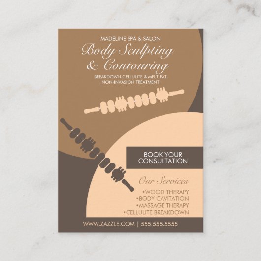 Lichaamsstofgietersmassage Visitekaartje (Voorkant)