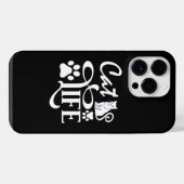 Lichaamstaal van katten iPhone hoesje (Achterkant horizontaal)