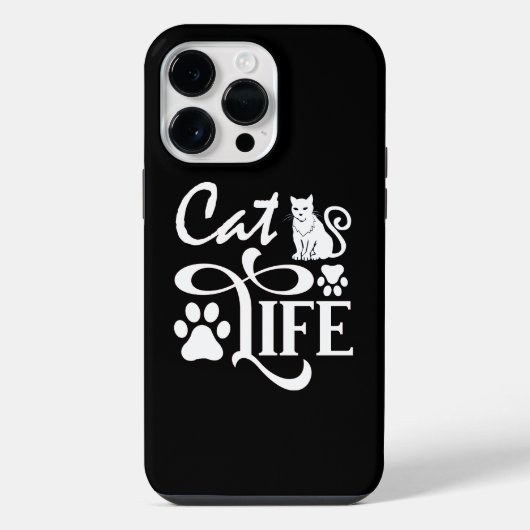 Lichaamstaal van katten iPhone hoesje (Achterkant)