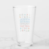 Lichaamstrainer Geschenk voor mannen of vrouwen di Glas (Achterkant)