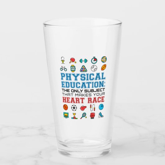 Lichaamstrainer Geschenk voor mannen of vrouwen di Glas (Voorkant)