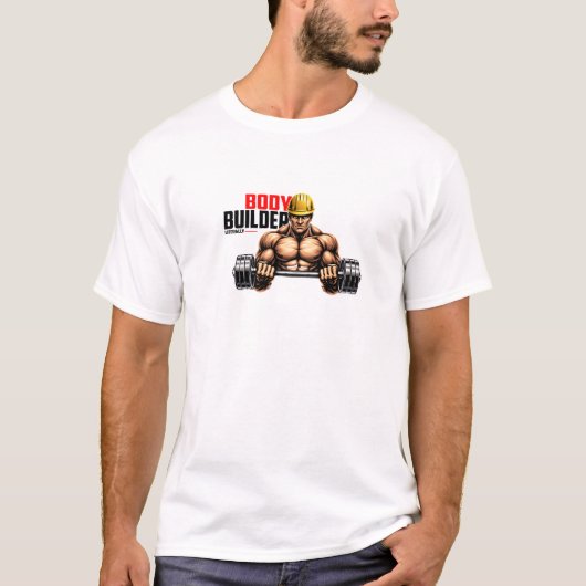 Lichaamstrainer. Letterlijk. - Grappig Gym T-Shirt (Voorkant)