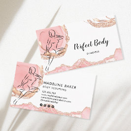 Lichaamsveeg- en contourgolftraining visitekaartje