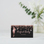 Lichaamsverzorger Fitness Linergie Waist Trainer Visitekaartje (Staand voorkant)