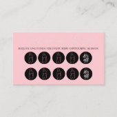 Lichaamsverzorger Loyalty Kaart Visitekaartje (Voorkant)