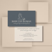Lichaamsvrouw Line Art Modern Visitekaartje