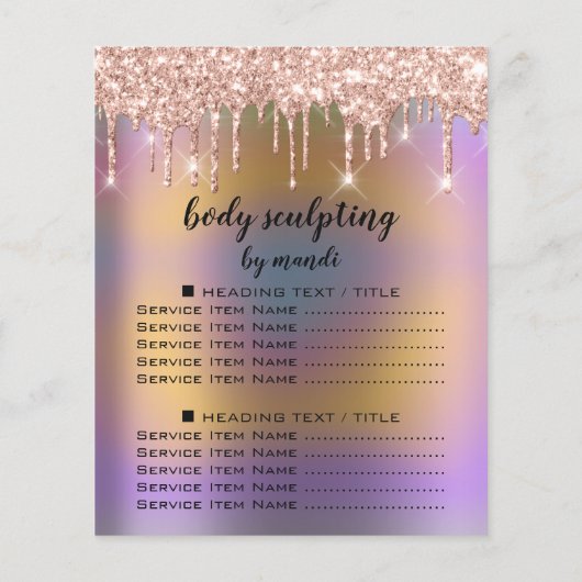 Lichaamsvulling Schroefdruppels Roos Wellness Flye Flyer (Achterkant)