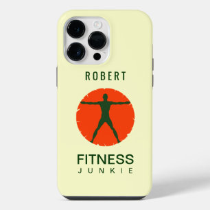 Lichaamswaanzin Gezondheid en Fitness Junkie iPhone 14 Pro Max Hoesje
