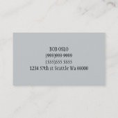 Lichaamswinkel en visitekaartje voor reparatie (Achterkant)