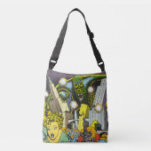 Lichaamszak voor Alien Wreaking Havoc Crossbody Tas (Voorkant)