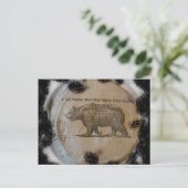 Lichaamszekering verbrand briefkaart (Staand voorkant)