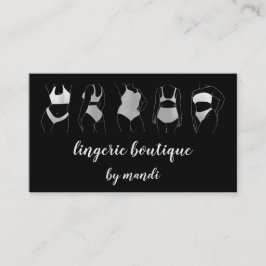 Lichaamszorg Logo QR Code Bikini Ondergoed Winkel  Visitekaartje