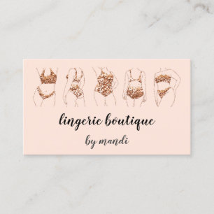 Lichaamszorg Logo QR Code Bikini Onderkleding Wink Visitekaartje